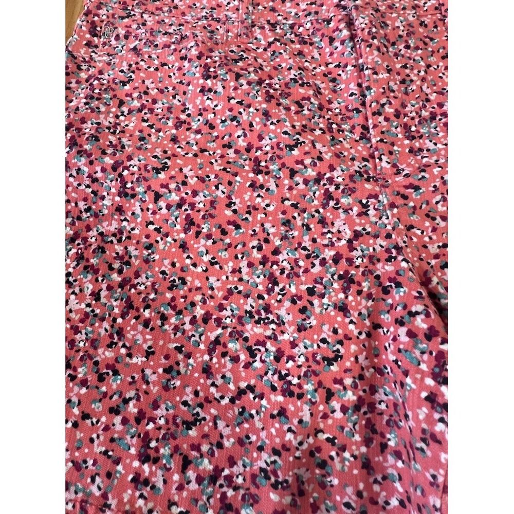 Bandolino Floral Shorts Mandie Zip And Button Front Pockets‎ Stretch Size 16 - Picture 4 of 7
